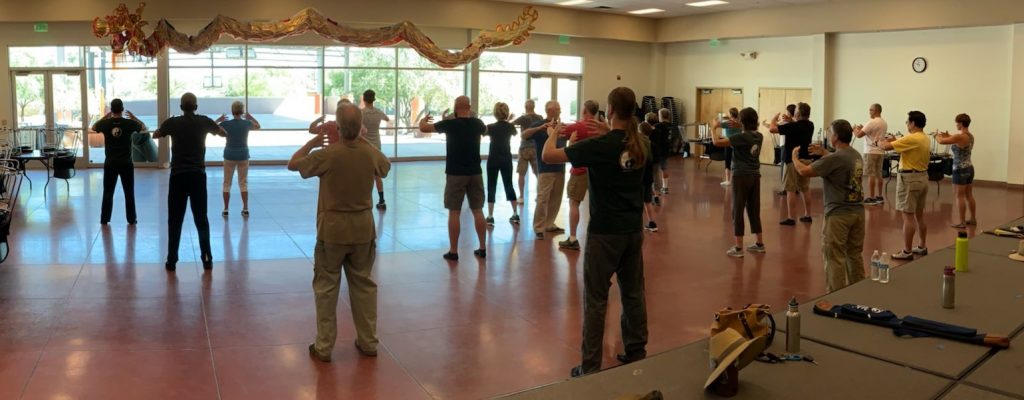 Tai Chi Class, Standing Meditation